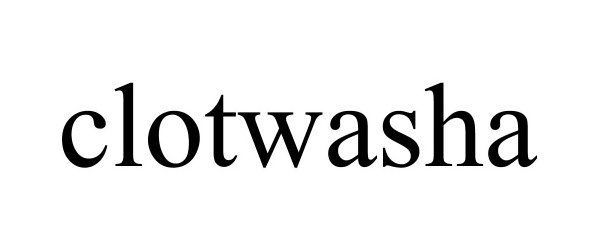 Trademark Logo CLOTWASHA