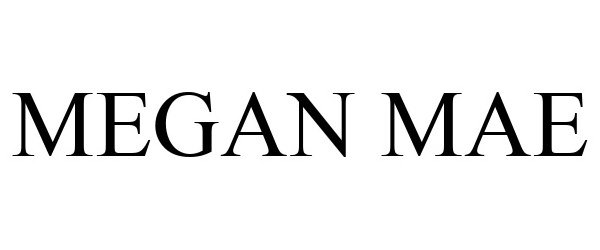 Trademark Logo MEGAN MAE