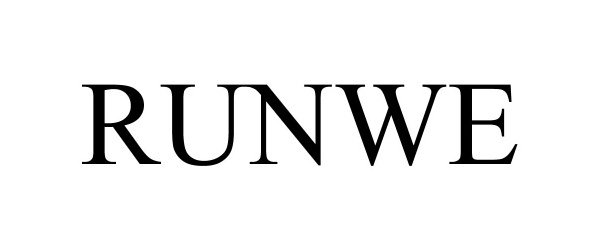 Trademark Logo RUNWE