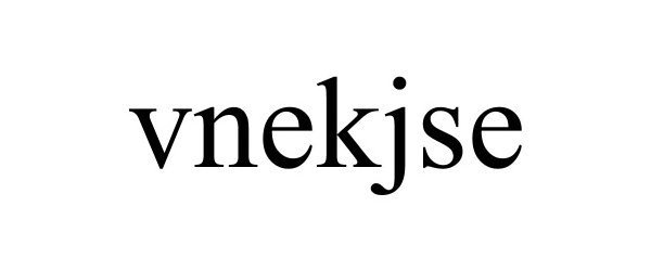 Trademark Logo VNEKJSE