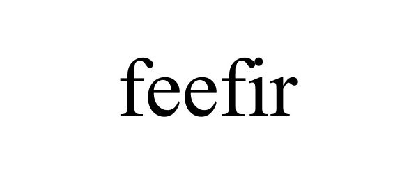 Trademark Logo FEEFIR