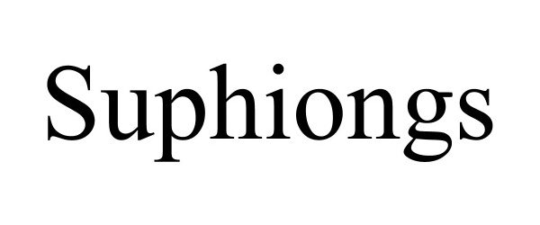 Trademark Logo SUPHIONGS