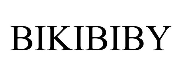 Trademark Logo BIKIBIBY