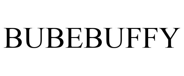 Trademark Logo BUBEBUFFY