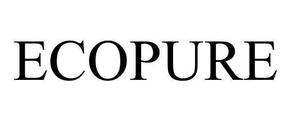 Trademark Logo ECOPURE