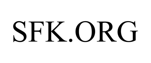 Trademark Logo SFK.ORG
