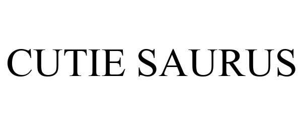 Trademark Logo CUTIE SAURUS