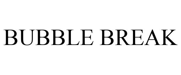 Trademark Logo BUBBLE BREAK