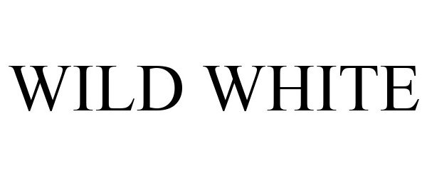 Trademark Logo WILD WHITE