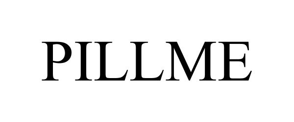 Trademark Logo PILLME
