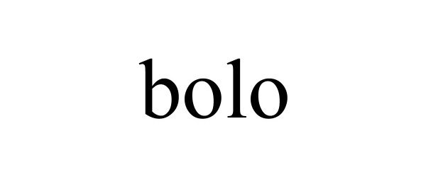 Trademark Logo BOLO