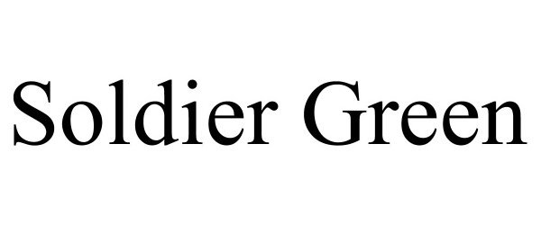 Trademark Logo SOLDIER GREEN