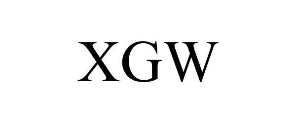 Trademark Logo XGW