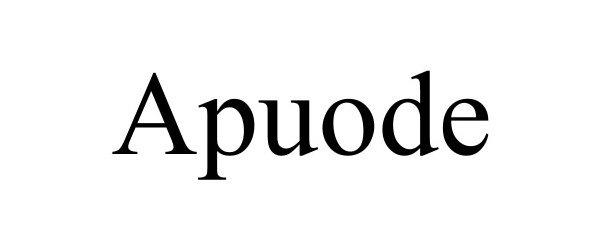 Trademark Logo APUODE