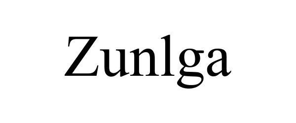 Trademark Logo ZUNLGA