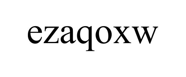 Trademark Logo EZAQOXW