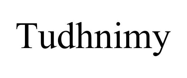 Trademark Logo TUDHNIMY