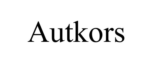 Trademark Logo AUTKORS