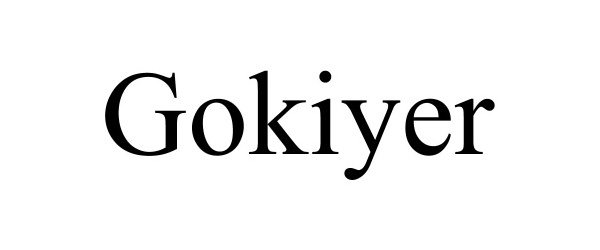 Trademark Logo GOKIYER