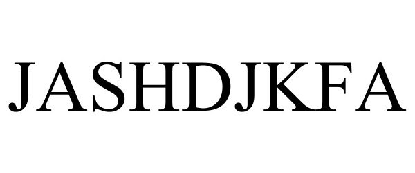 Trademark Logo JASHDJKFA