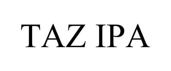 Trademark Logo TAZ IPA