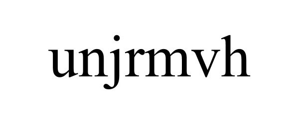 Trademark Logo UNJRMVH