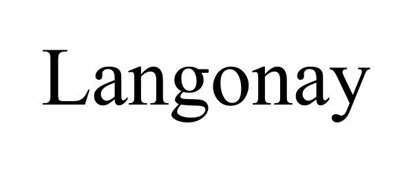 Trademark Logo LANGONAY