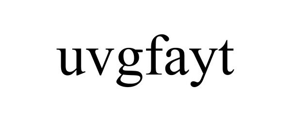 Trademark Logo UVGFAYT
