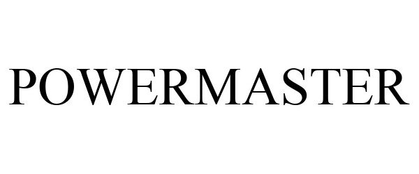 Trademark Logo POWERMASTER