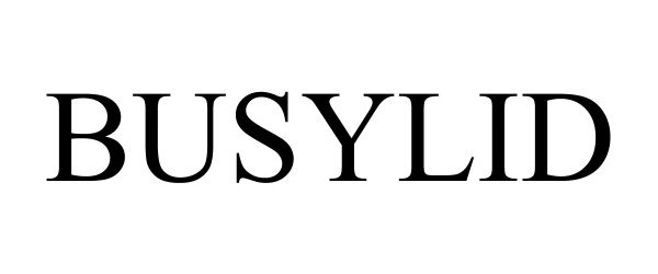 Trademark Logo BUSYLID