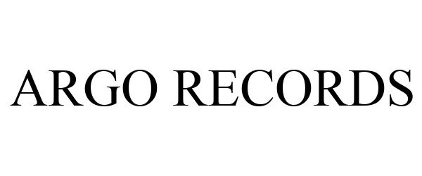 ARGO RECORDS