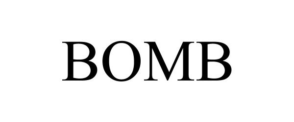 Trademark Logo BOMB