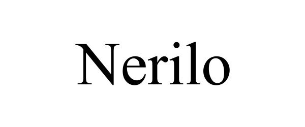 Trademark Logo NERILO