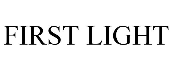 Trademark Logo FIRST LIGHT