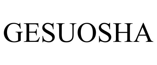 Trademark Logo GESUOSHA