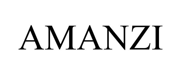 Trademark Logo AMANZI