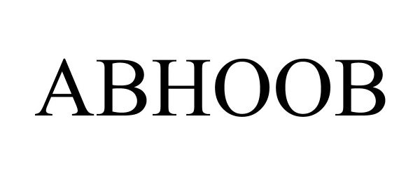 Trademark Logo ABHOOB