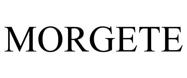 Trademark Logo MORGETE