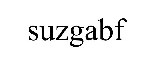 Trademark Logo SUZGABF