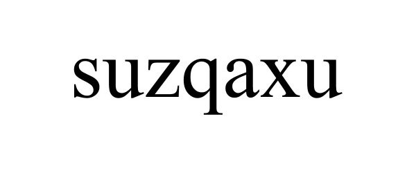 Trademark Logo SUZQAXU