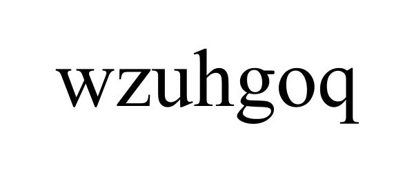 Trademark Logo WZUHGOQ