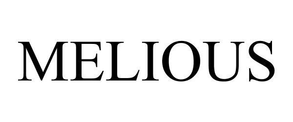 Trademark Logo MELIOUS