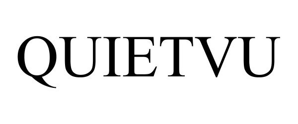 Trademark Logo QUIETVU