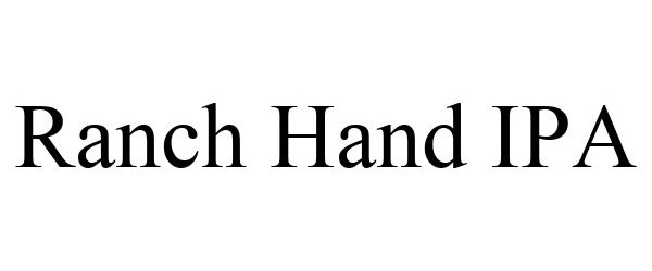 RANCH HAND IPA