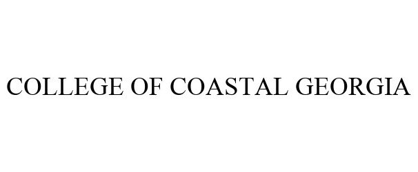  COLLEGE OF COASTAL GEORGIA