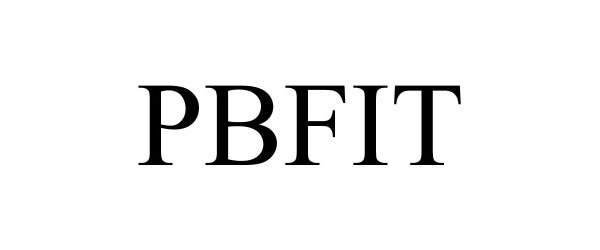 Trademark Logo PBFIT