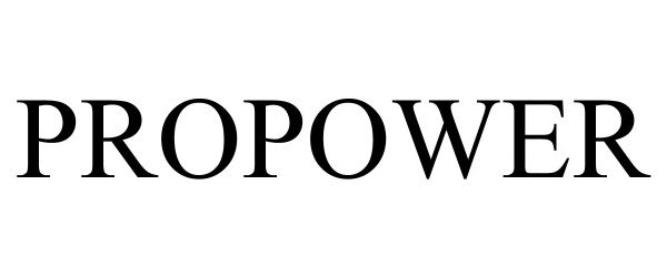 Trademark Logo PROPOWER