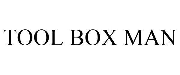  TOOL BOX MAN