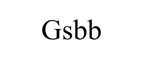 Trademark Logo GSBB