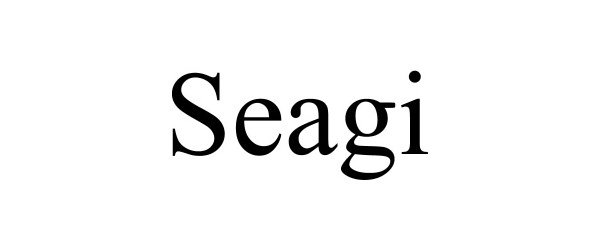 Trademark Logo SEAGI